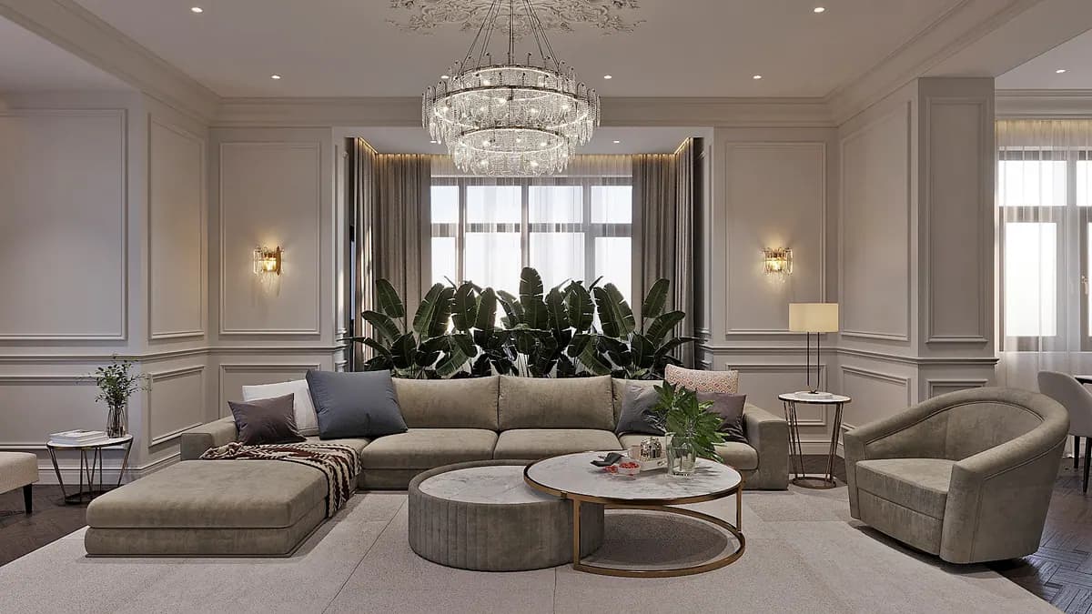 Golden House apartment design